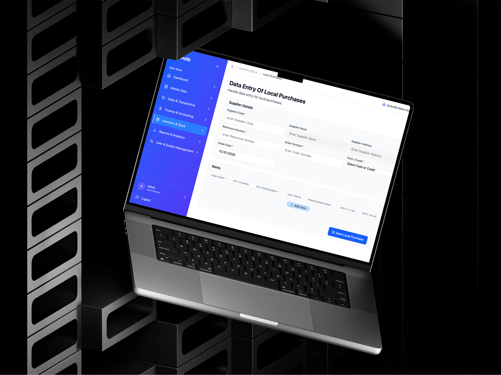 Zendirib Morters Project by Novalink Innovations